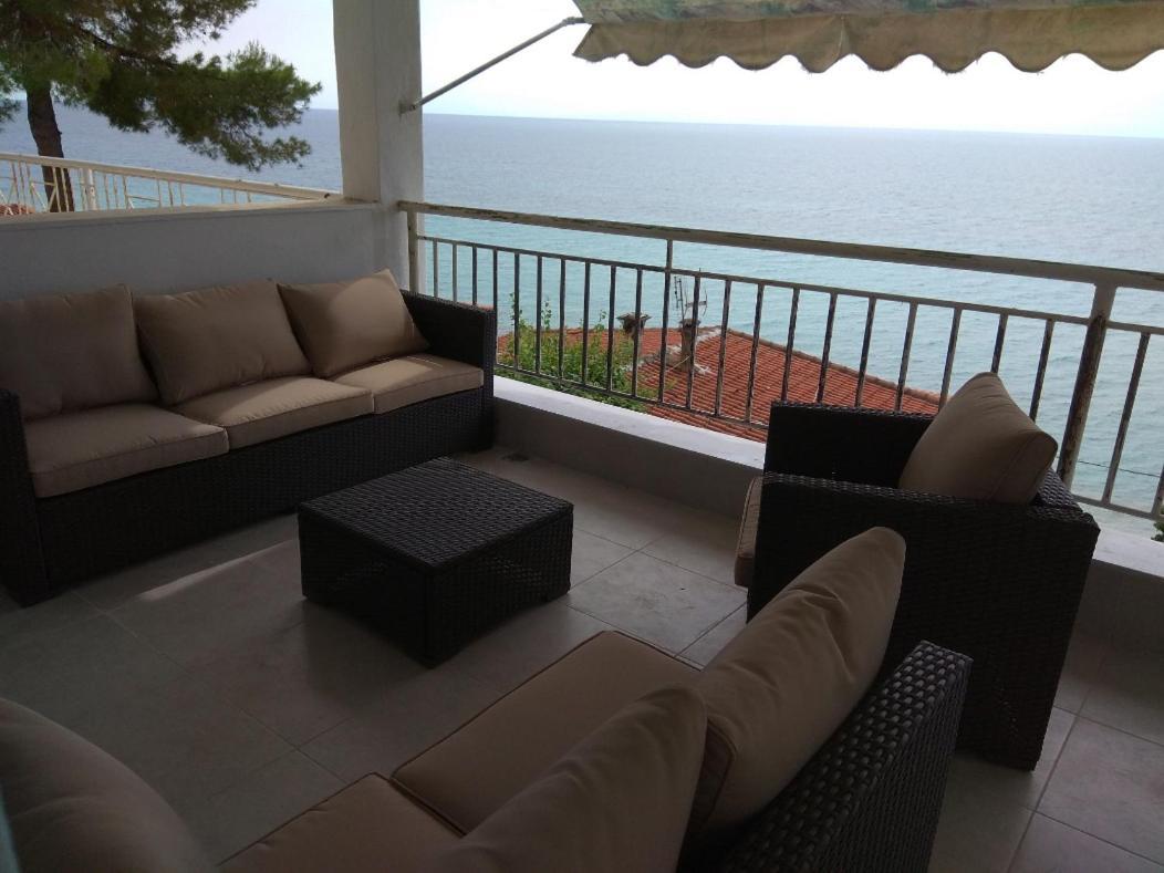 Villa By The Sea With Great View Siviri Esterno foto